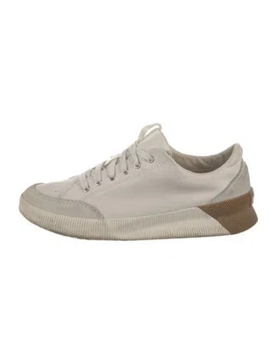 Pre-owned Sorel Canvas Sneakers In Neutral