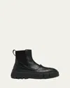Sorel Caribou X Waterproof Platform Chelsea Boot In Black / Black