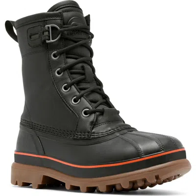 Sorel Caribou Royal Waterproof Boot In Black/black