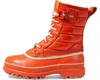 Sorel Caribou Royal Womens Round Toe Lace Up Waterproof & Weather Resistant In Orange