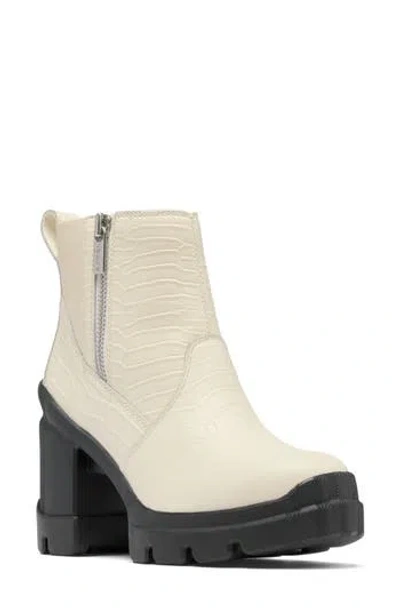 Sorel Caribou X Chelsea Boot In Chalk/ Black