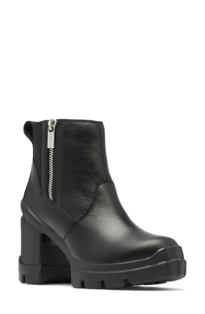 Sorel Caribou X Chelsea Heels Black In Black/black