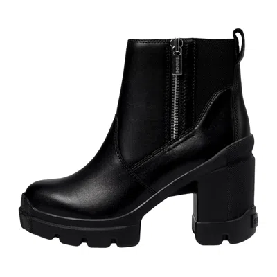 Sorel Caribou X Heel Chelsea Black / Black Nl5118-010 Women's