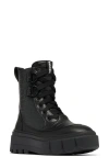 Sorel Caribou X Waterproof Leather Lace-up Boot In Black/black