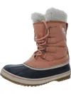 Sorel Winter Carnival Lace-up Shearling-cuff Boots In Brown