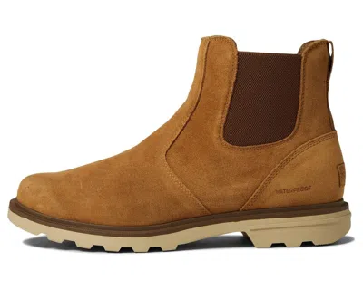 Pre-owned Sorel Carson Chelsea Waterproof Boots Us8 Brown Chukka Ankle 6" Shoes Dress