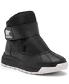 Sorel Children's Whitney Iii Strap Mid Waterproof Boots In Black