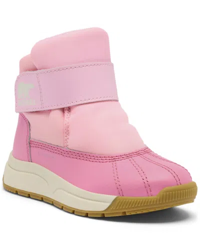 Sorel Children's Whitney Iii Strap Mid Waterproof Boots In Pink