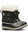 Sorel Children's Yoot Pac Nylon Waterproof Boots In Black
