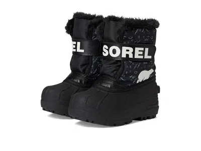 Sorel Childrens Snow Commander (toddler) Kids Shoes Black/bright Red : 5 Toddler M, Leather/textile