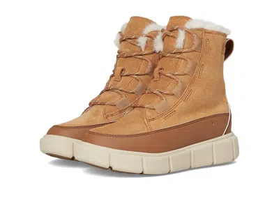 Sorel Childrens  Explorer Iii Lace Wp (toddler/little Kid) Kids Shoes Tawny Buff/bleached Ceramic : 1