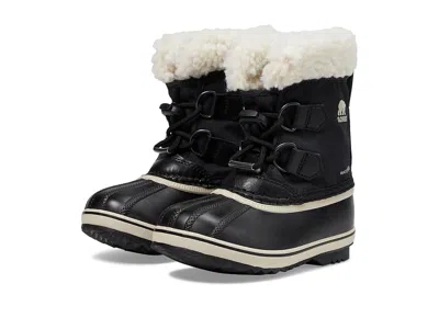 Sorel Childrens Yoot Pac Nylon Wp (toddler/little Kid) Kids Shoes Black : 8 Toddler M, Synthetic