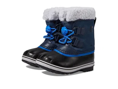 Sorel Childrens Yoot Pac Nylon Wp (toddler/little Kid) Kids Shoes Collegiate Navy/super Blue : 8 Toddler M