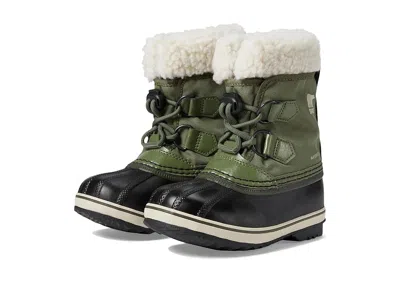 Sorel Childrens Yoot Pac Nylon Wp (toddler/little Kid) Kids Shoes Hiker Green : 8 Toddler M, Synthetic