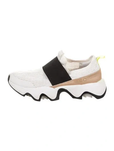 Pre-owned Sorel Colorblock Pattern Athletic Sneakers In White