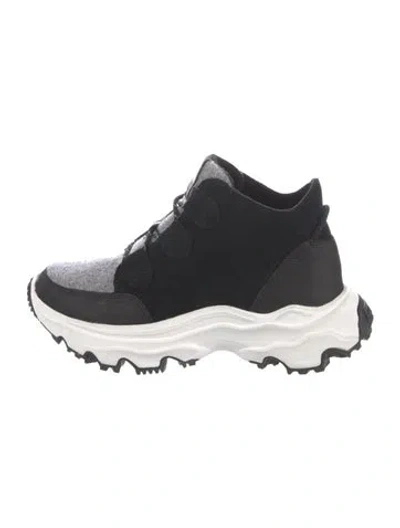 Pre-owned Sorel Colorblock Pattern Chunky Sneakers In Black