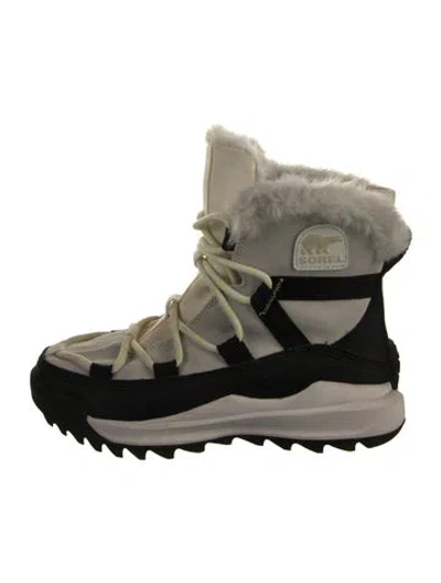 Pre-owned Sorel Colorblock Pattern Lace-up Boots In Multi