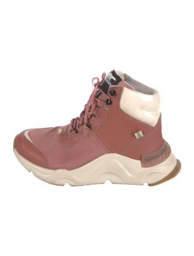 Pre-owned Sorel Colorblock Pattern Sneakers In Brown
