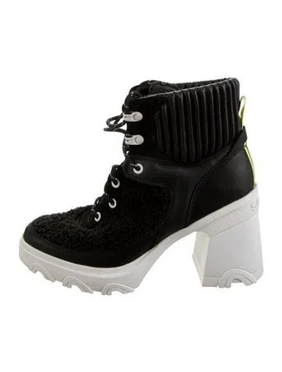 Pre-owned Sorel Combat Boots In Black