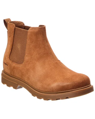 Sorel Cyprus Chelsea Wp Suede Boot In Brown