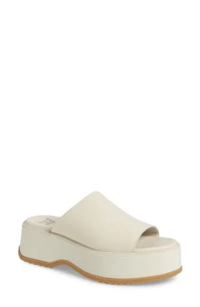 Sorel Dayspring Slide Platform Sandal In Gray