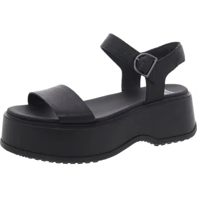 SOREL DAYSPRING WOMENS FAUX LEATHER ADJUSTABLE ANKLE STRAP
