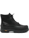 Sorel Daystorm Lace-up Leather Boots In Black