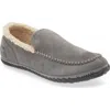 Sorel Dude Moc™ Faux Fur Lined Slipper In Gray