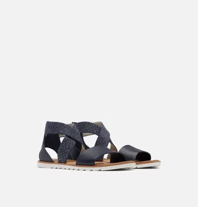 Sorel Ella Ii Nl4041-466 Sandals Women's Us 11 Nocturnal Leather Slip-on Gbnc333