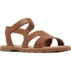Sorel Ella Iii Ankle Strap Sandal In Brown