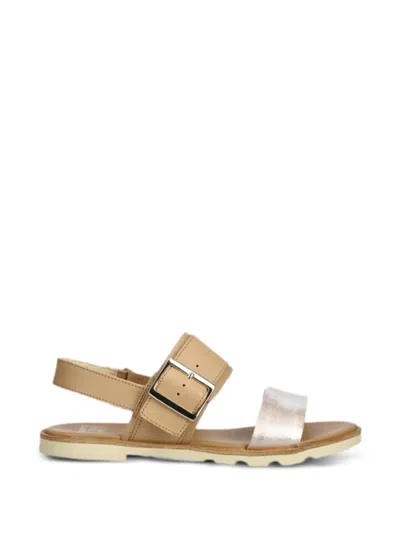Sorel Ella Iii Buckled Sandals In Neutral