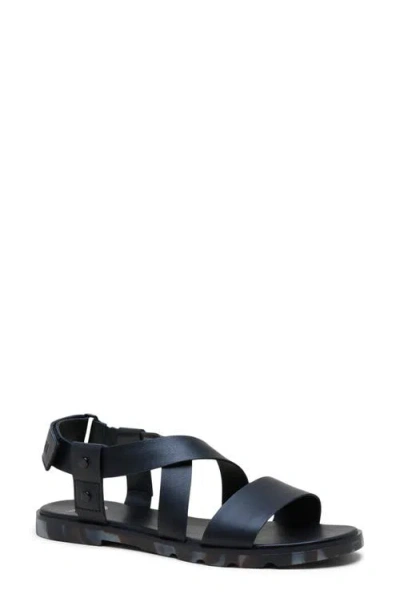 Sorel Ella Iii Crisscross Sandals In Black