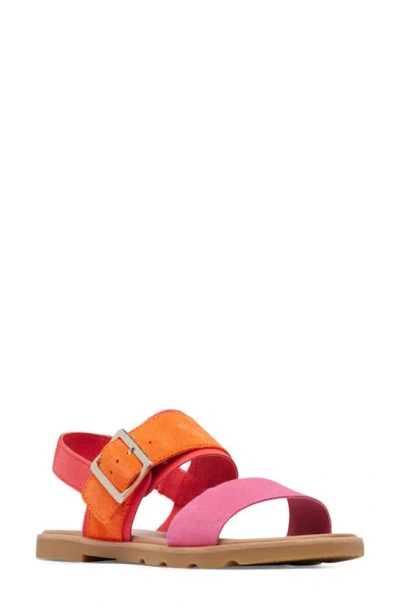 Sorel Ella Iii Slingback Sandal In Red Glo,gum