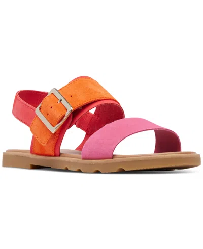 Sorel Ella Iii Slingback Sandals In Red Glo,gum