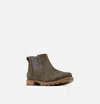 Sorel Emelie Iii 2048711245 Womens 9 Major Gum 2 Waterproof Chelsea Boots Khd096