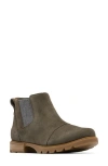 Sorel Emelie Iii Waterproof Chelsea Boot In Major/gum 2