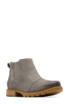 Sorel Emelie Iii Waterproof Chelsea Boot In Quarry/gum 2