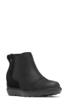 Sorel Evie Ii Chelsea Bootie In Black/sea Salt
