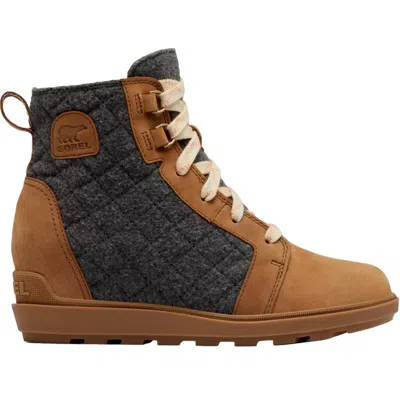 Sorel Evie Ii Nw Lace Velvet Tan/gum 2048621-242 Women's In Brown