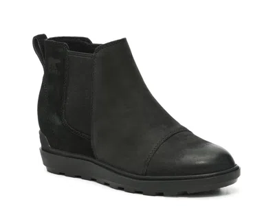 Sorel Evie Ii Wedge Chelsea Boot In Black