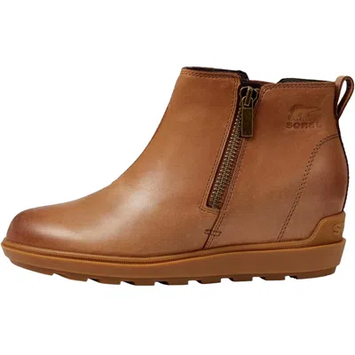 Sorel Evie Ii Zip Velvet Tan / Gum 2 2056371-242 Women's In Brown