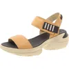 Sorel Women's Explorer Blitz Stride Sandal In Faded Spark, Glove Yellow In Multi