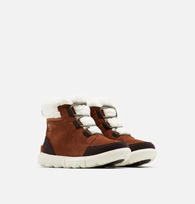 Sorel Explorer Ii Carnival Cozy Bootie Women's Size 8.5 Wood Chalk Boots Eee3504 (brown,8.5)
