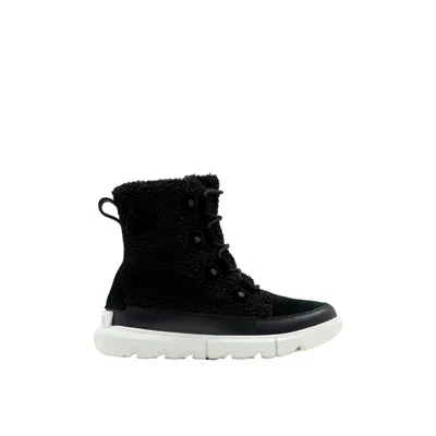 SOREL EXPLORER II JOAN COZY BLACK / TEA LIGHT NL4455-011 WOMEN'S