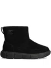 Sorel Explorer Iii Joan Waterproof Slip-on Boot In Black