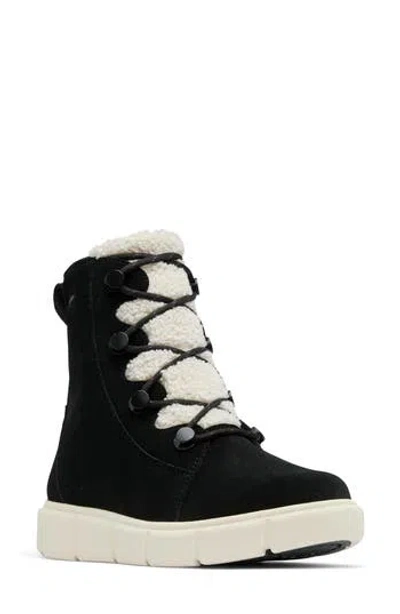Sorel Explorer Iii Joan Waterproof Boot In Black