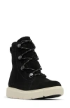 Sorel Explorer Iii Joan Waterproof Boot In Black/ Chalk