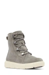 Sorel Explorer Iii Joan Waterproof Boot In Quarry/chalk