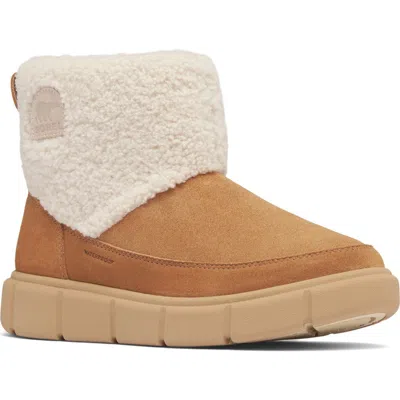 Sorel Explorer Iii Joan Waterproof Slip-on Cozy Boot In Neutral