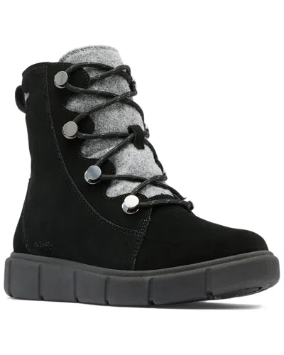 Sorel Explorer™ Iii Joan Waterproof Suede Boot In Black